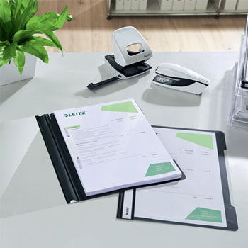 Classificador Capa Transparente Preto Leitz 4191 25un