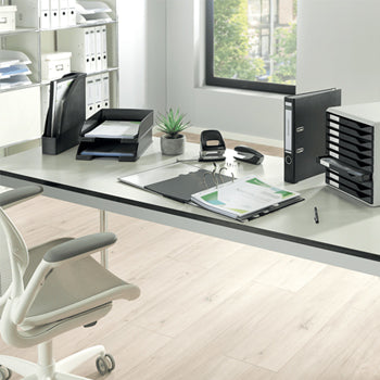 Classificador Capa Transparente Preto Leitz 4191 25un