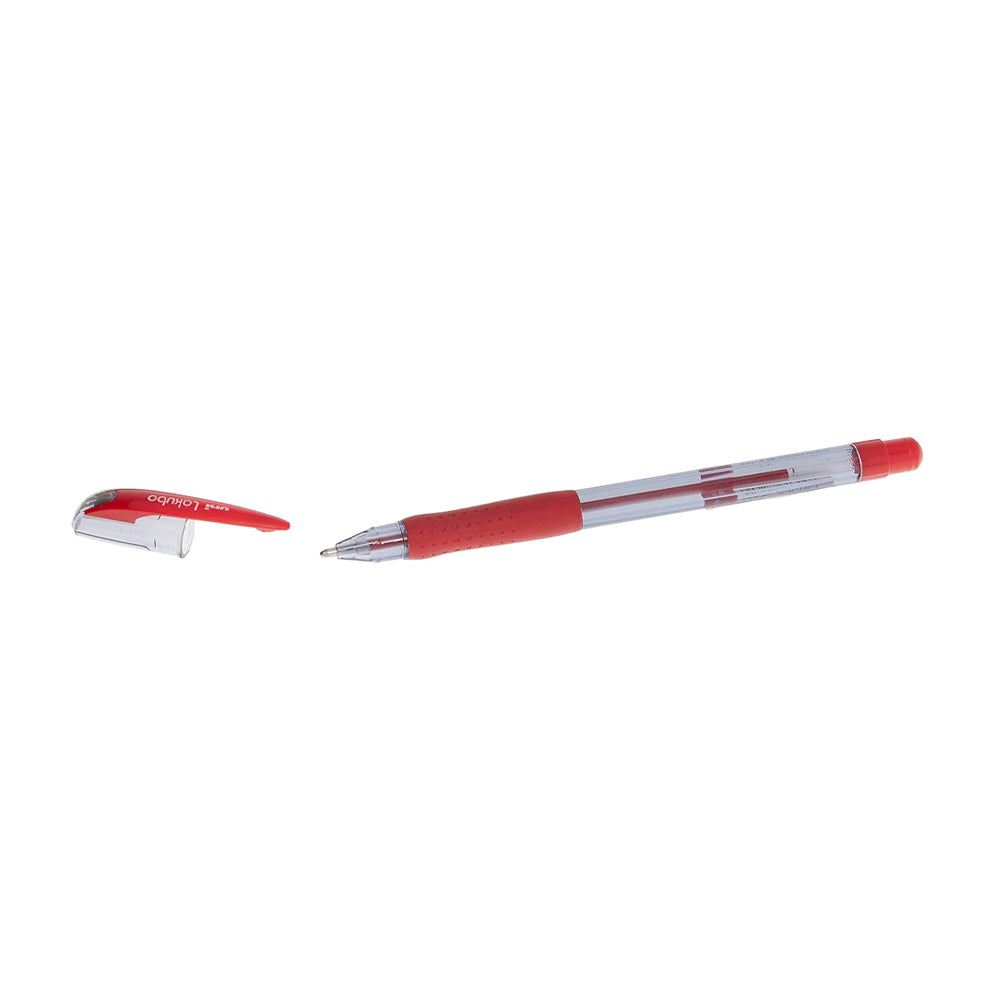 Esferográfica Uni Lakubo SG100 RuberGrip Vermelho 1mm 12un