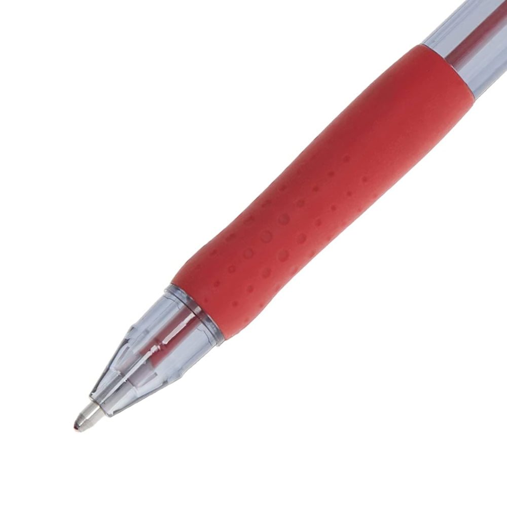 Esferográfica Uni Lakubo SG100 RuberGrip Vermelho 1mm 12un