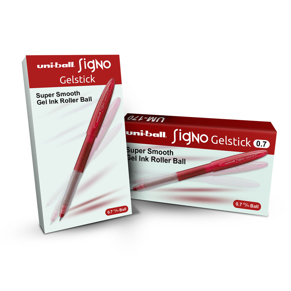 Esferográfica Gel Uni Ball Gelstick UM-170 Vermelho 0,7mm 1u
