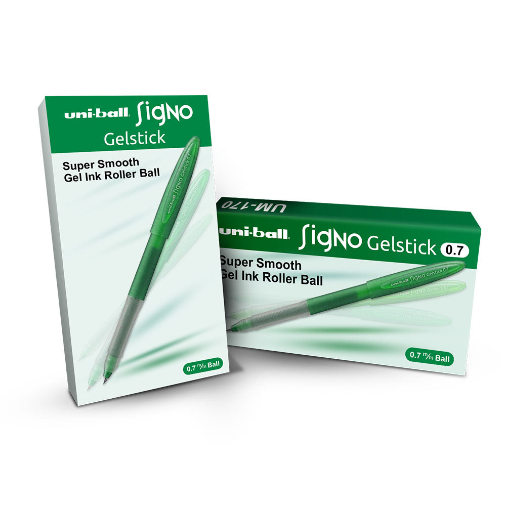 Esferográfica Gel Uni Ball Gelstick UM-170 Verde 0,7mm 1un