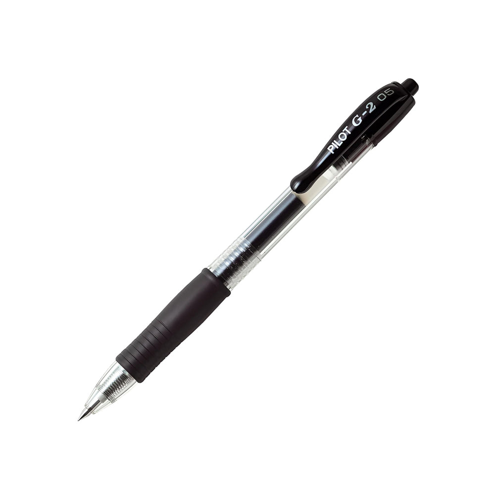 Esferográfica Gel Pilot G-2 Retrátil Preto 0,5mm 3un