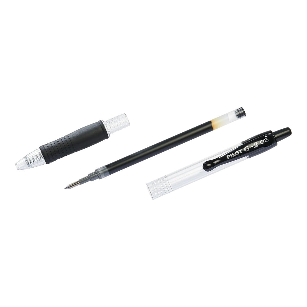 Esferográfica Gel Pilot G-2 Retrátil Preto 0,5mm 3un
