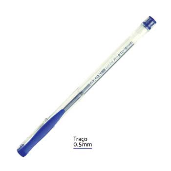 Esferográfica Gel Epene EP08-0011C Azul 0,5mm 1un