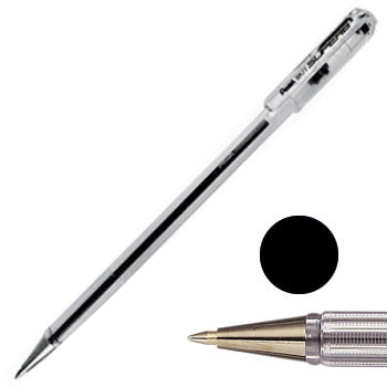 Esferográfica Pentel BK 77 Preto 0,7mm 12un
