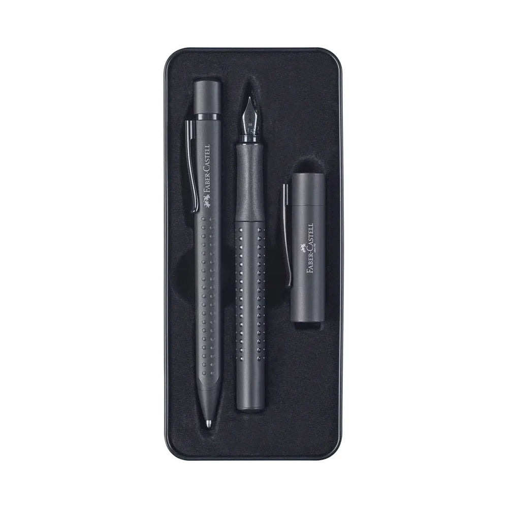 Esferográfica + Caneta Permanente Faber Castell Preto