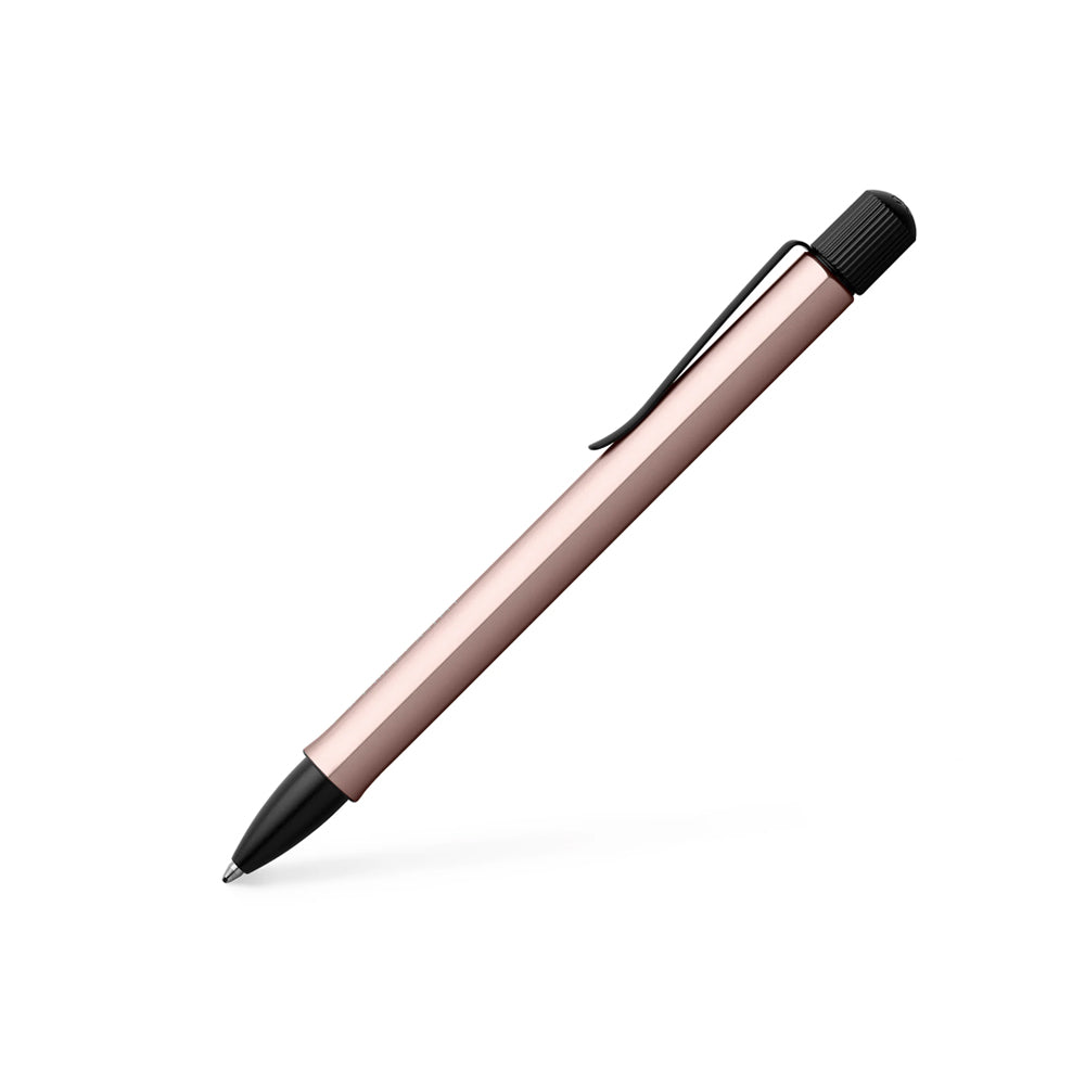 Esferográfica Hexo Faber-Castell Alumínio Rosa + Estojo