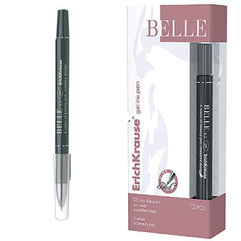 Esferográfica Gel EK Belle Preto 0,5mm 1un