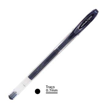 Esferográfica Gel Uni Signo UM120 Preto 0,7mm 1un