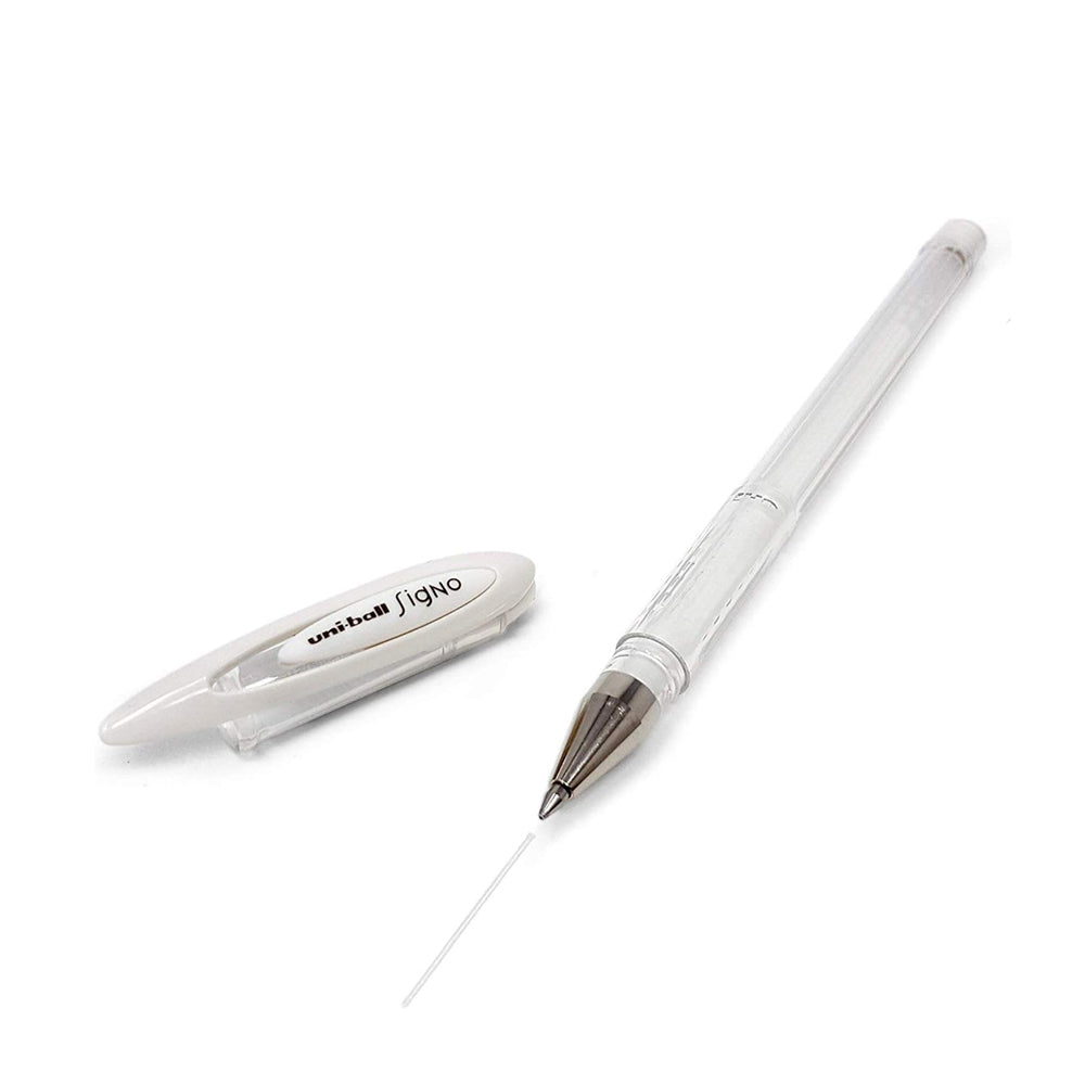 Esferográfica Gel Uni Signo Angelic UM120AC Branco 0,7mm 1un