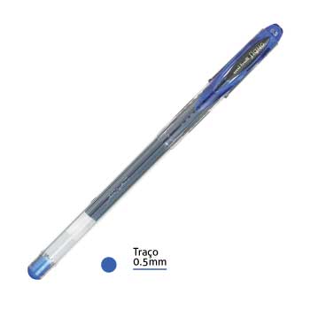 Esferográfica Gel Uni Signo UM120 Azul 0,5mm 1un