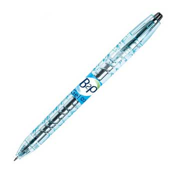 Esferográfica Gel Pilot B2P BeGreen Retrátil Preto 0,7mm 1un