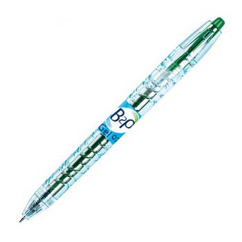 Esferográfica Gel Pilot B2P BeGreen Retrátil Verde 0,7mm 1un