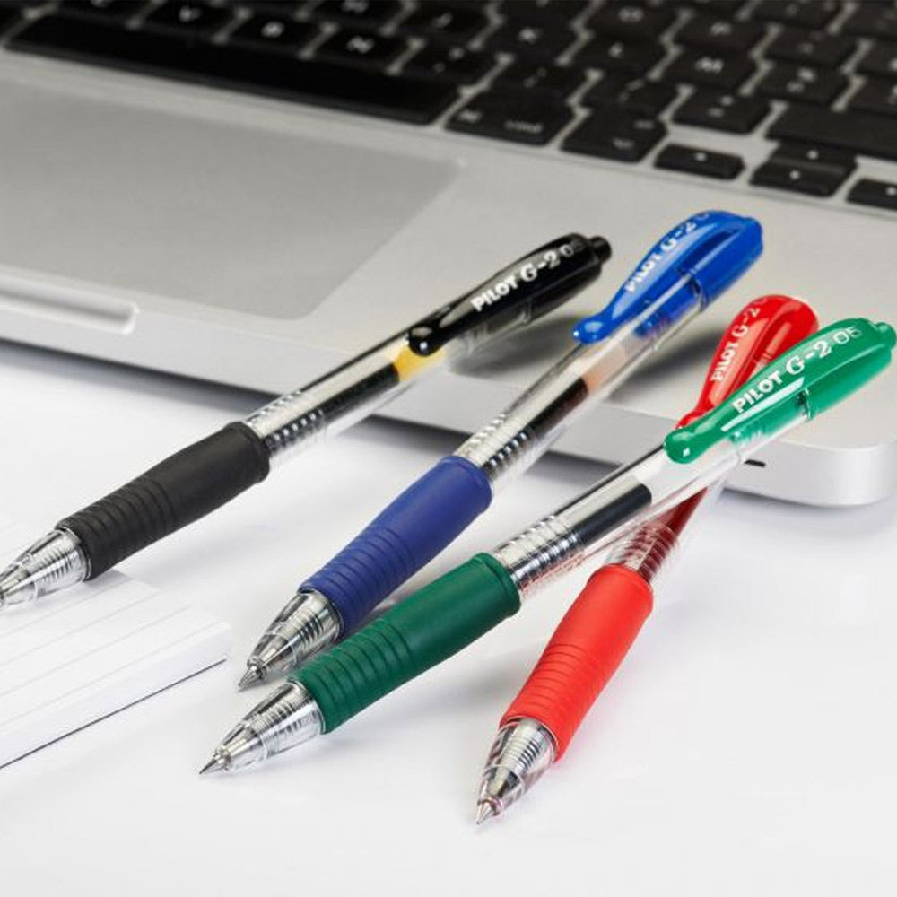 Esferográfica Gel Pilot G-2 Retrátil Vermelho 0,5mm 1un