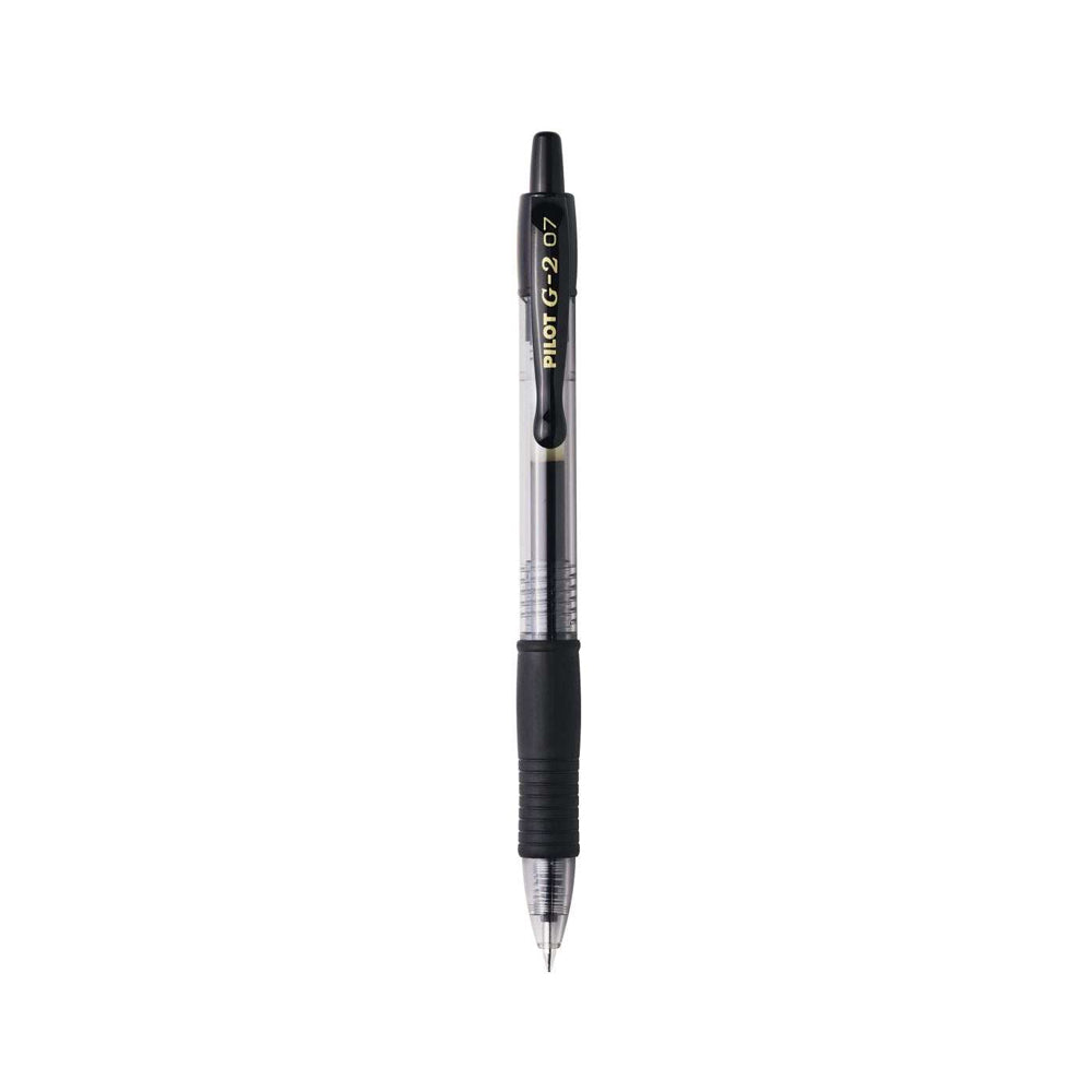 Esferográfica Gel Pilot G-2 Retrátil Preto 0,7mm 1un