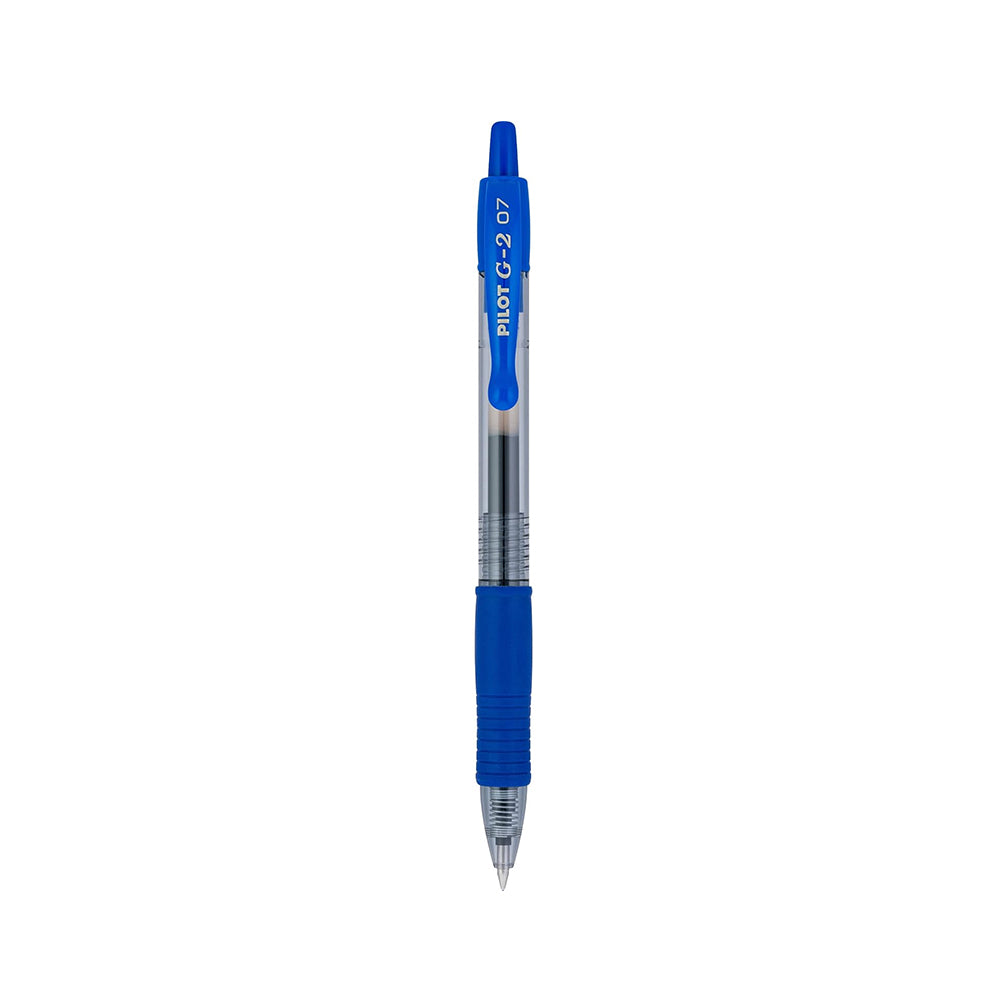 Esferográfica Gel Pilot G-2 Retrátil Azul 0,7mm 1un