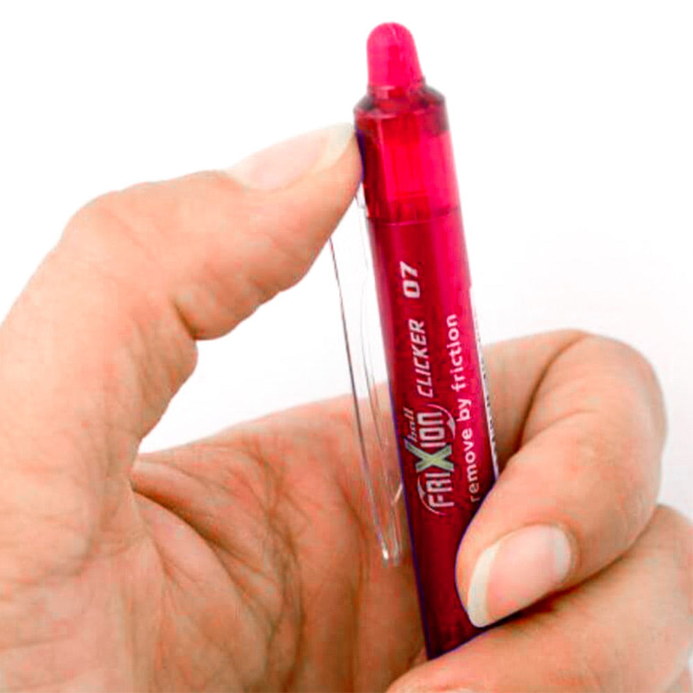 Esferográfica Gel Pilot Frixion Ball Clicker Verm. 0,7mm 1un