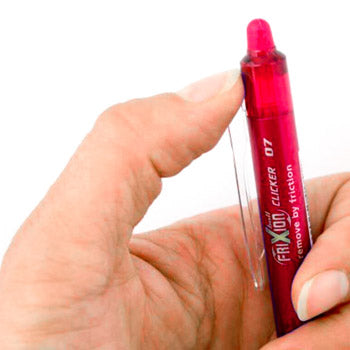 Esferográfica Gel Pilot Frixion Ball Clicker Verm. 0,7mm 1un