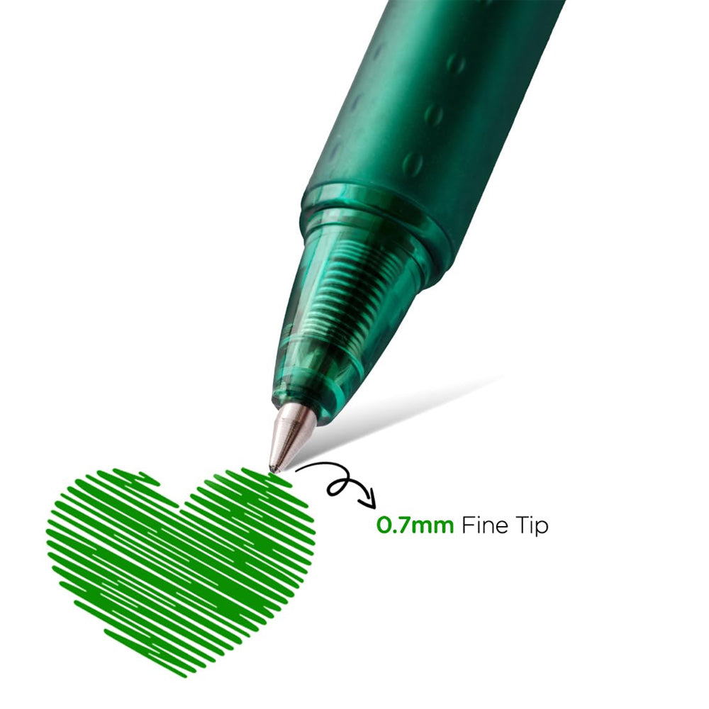 Esferográfica Gel Pilot Frixion Ball Clicker Verde 0,7mm 1un