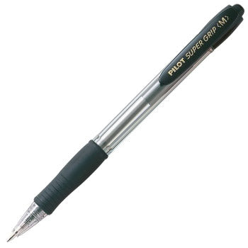Esferográfica Pilot Super Grip M Retrátil Preto 1mm 1un