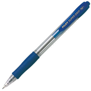 Esferográfica Pilot Super Grip M Retrátil Azul 1mm 1un
