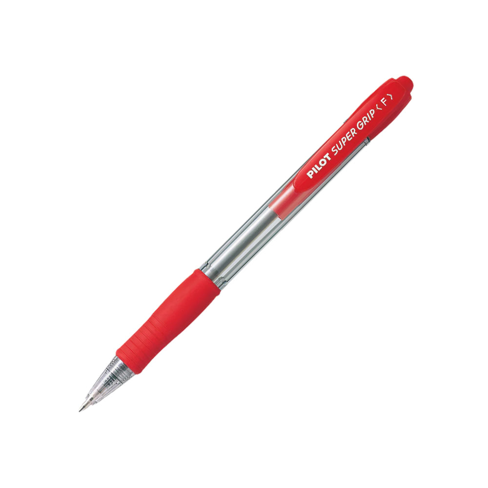 Esferográfica Pilot Super Grip F Retrátil Vermelho 0,7mm 1un
