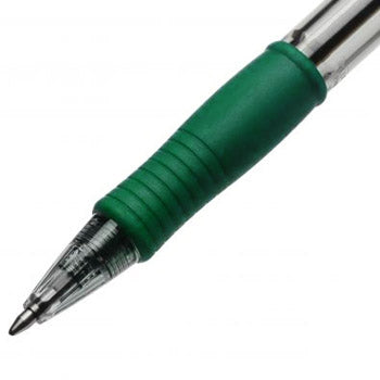 Esferográfica Pilot Super Grip M Retrátil Verde 1mm 1un