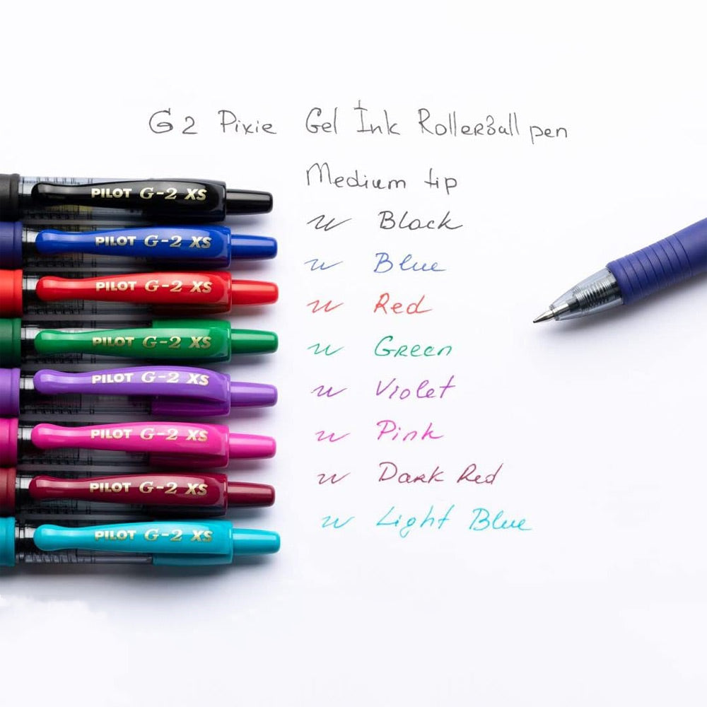 Esferográfica Gel Pilot G-2 Pixie Mini Retrátil Preto 0,7mm