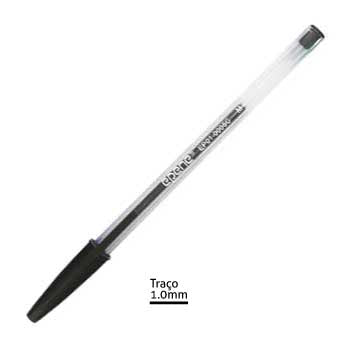 Esferográfica Epene EP01-0108 Ball Point Preto 1mm 1un