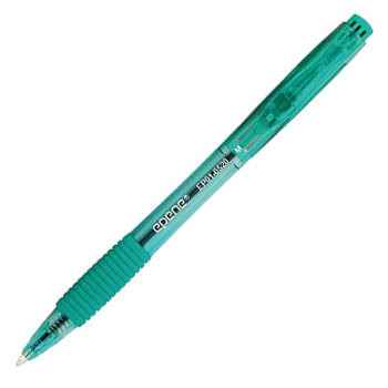Esferográfica EP01-0520 Ball Point Retrátil Verde 1mm 1un