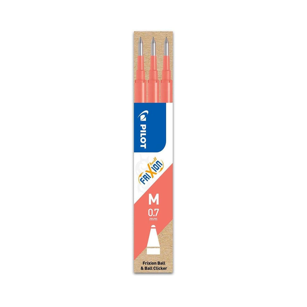 Recarga Gel Pilot Frixion Ball Clicker Vermelho 0,7mm 3un