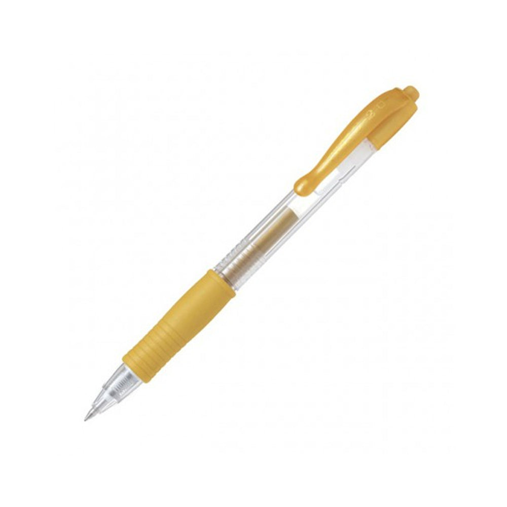 Esferográfica Gel Pilot G-2 Retrátil Dourado 0,7mm 1un