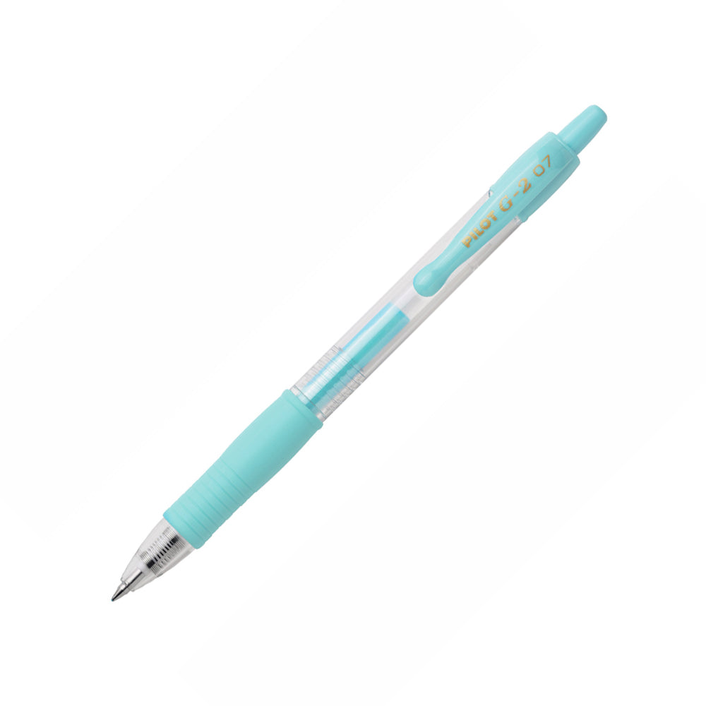 Esferográfica Gel Pilot G-2 Retrátil Azul Pastel 0,7mm 1un