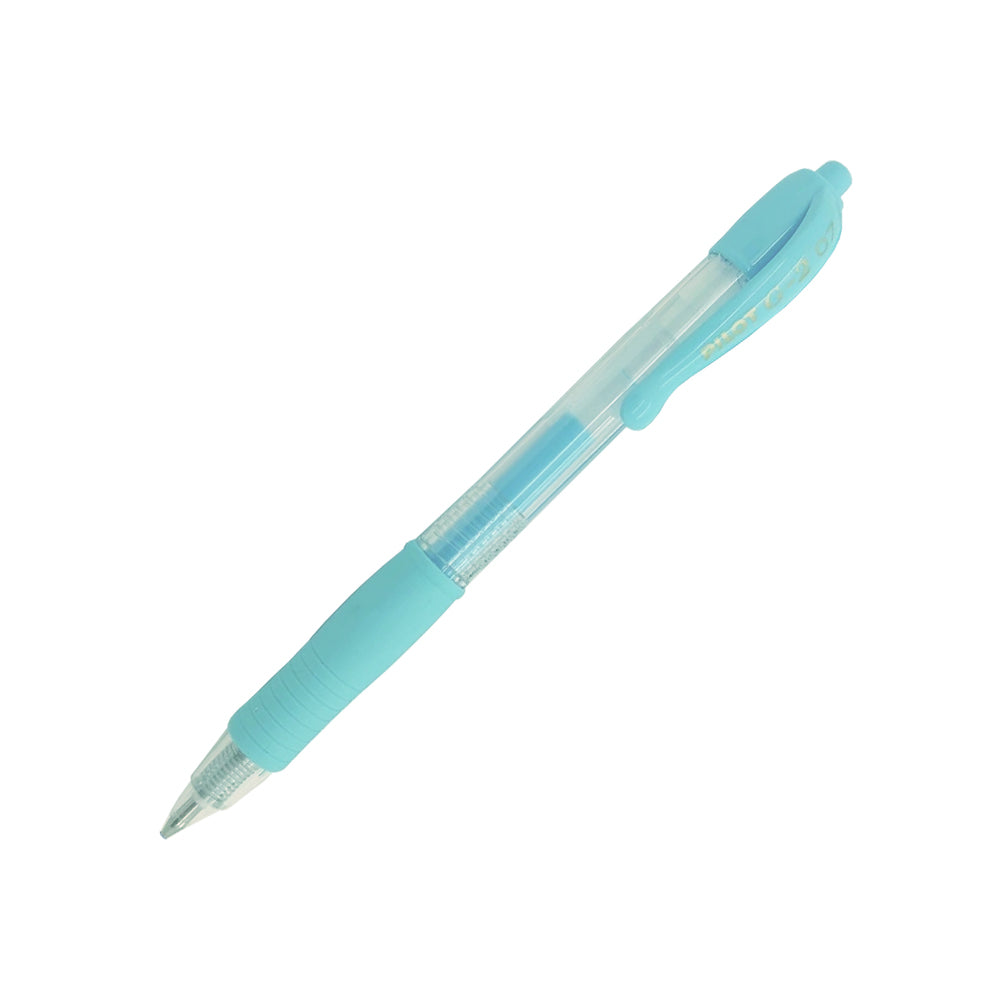 Esferográfica Gel Pilot G-2 Retrátil Azul Pastel 0,7mm 1un