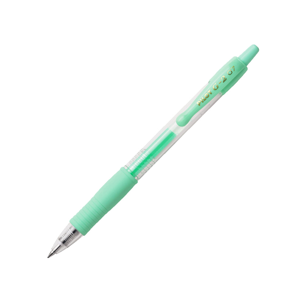 Esferográfica Gel Pilot G-2 Retrátil Verde Pastel 0,7mm 1un