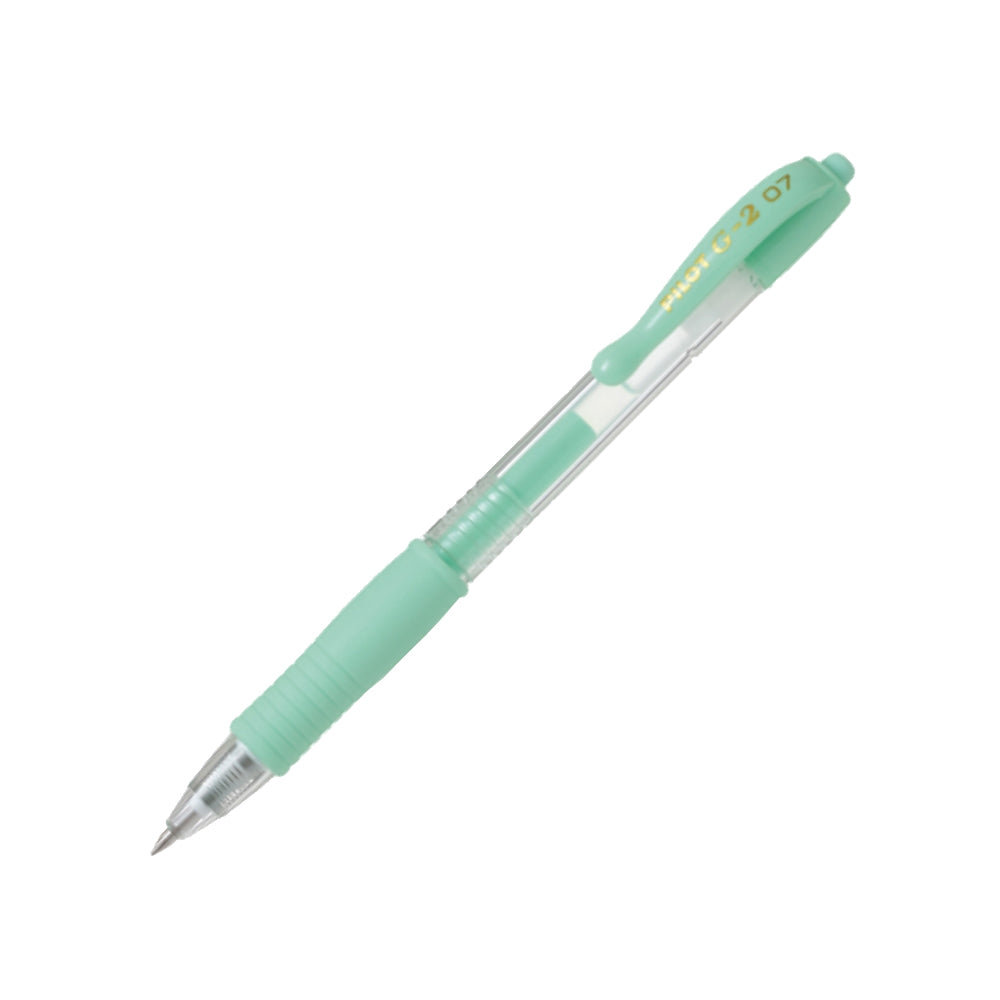 Esferográfica Gel Pilot G-2 Retrátil Verde Pastel 0,7mm 1un