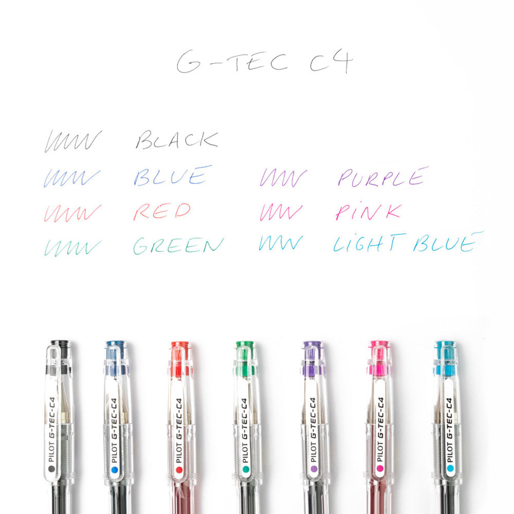 Esferográfica Gel Pilot G-TEC-C4 Vermelho 0,4mm 1un