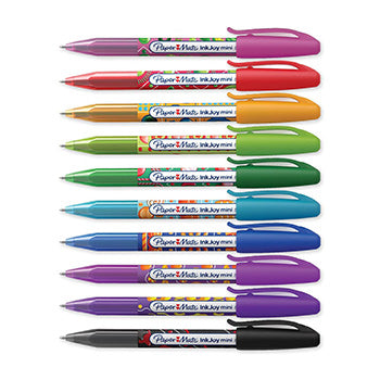 Esferográfica Paper Mate InkJoy Mini 10 Cores 1mm 10un