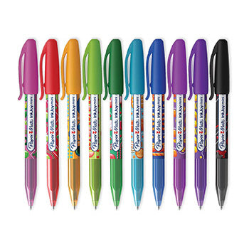 Esferográfica Paper Mate InkJoy Mini 10 Cores 1mm 10un