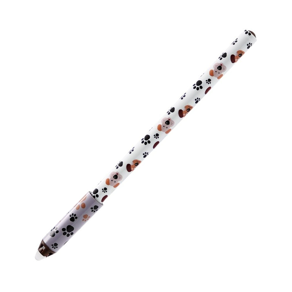 Esferográfica Gel Dogs Apagável Azul 0,7mm Corpo Sortido 1un