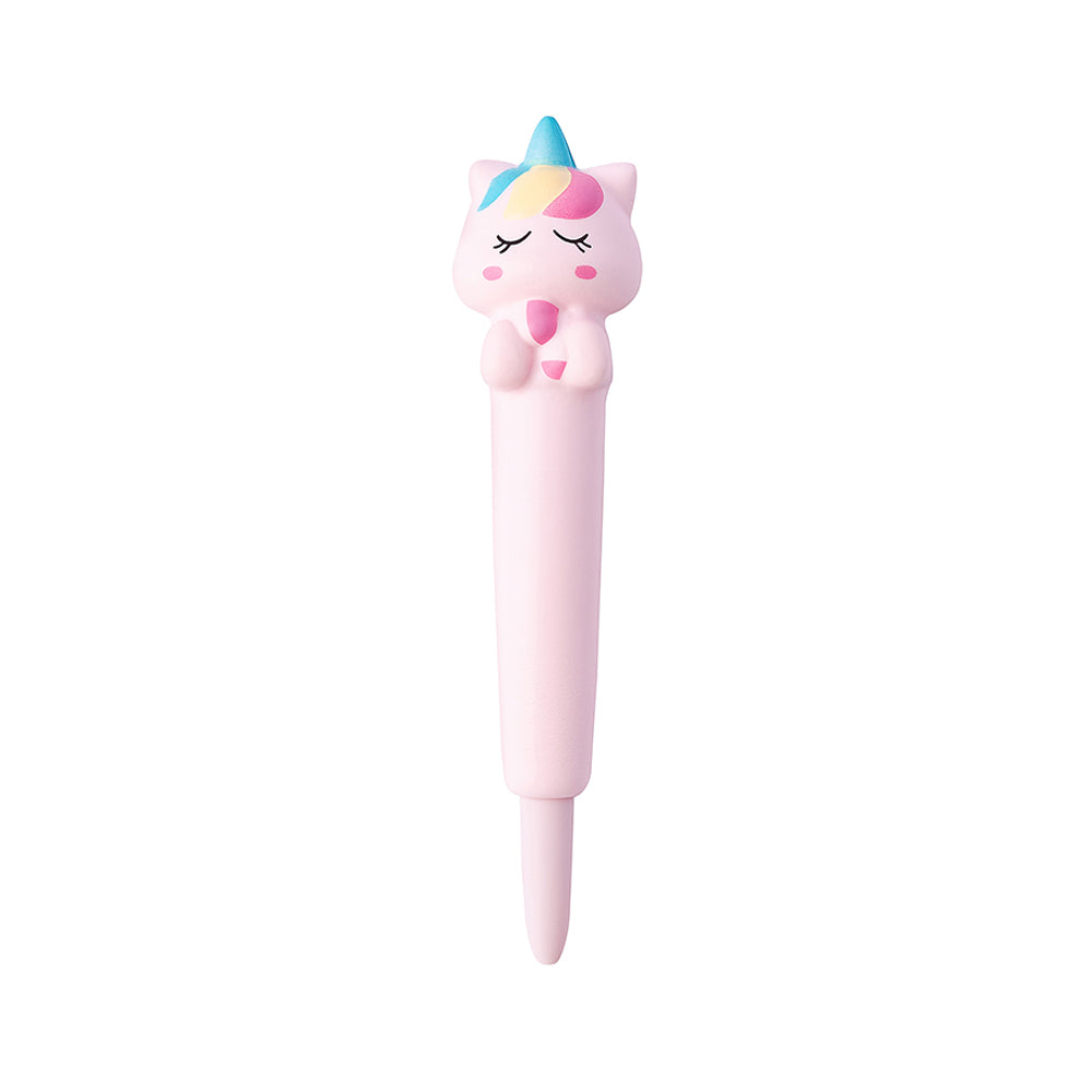 Esferográfica Gel Squishy Unicorn Azul 0,5mm 1un