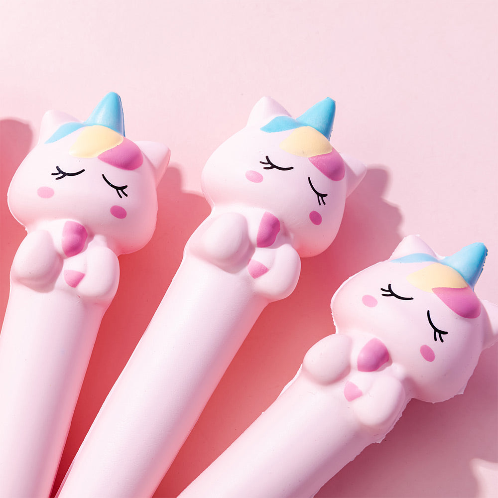 Esferográfica Gel Squishy Unicorn Azul 0,5mm 1un