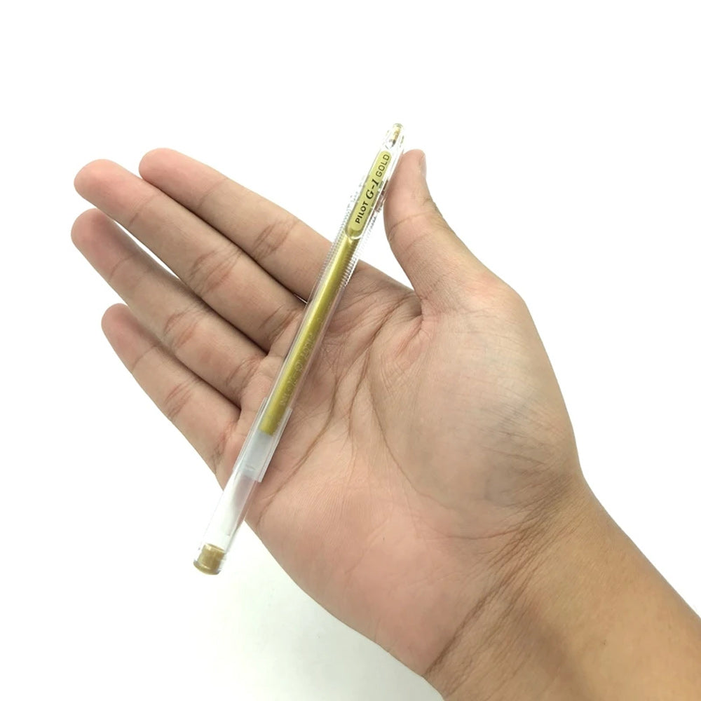 Esferográfica Gel Pilot G1 M Dourado 0,7mm 1un