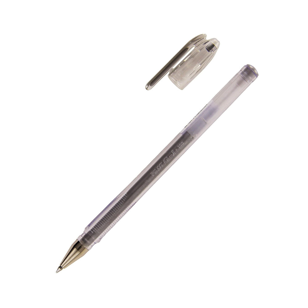 Esferográfica Gel Pilot G1 M Prateado 0,7mm 1un