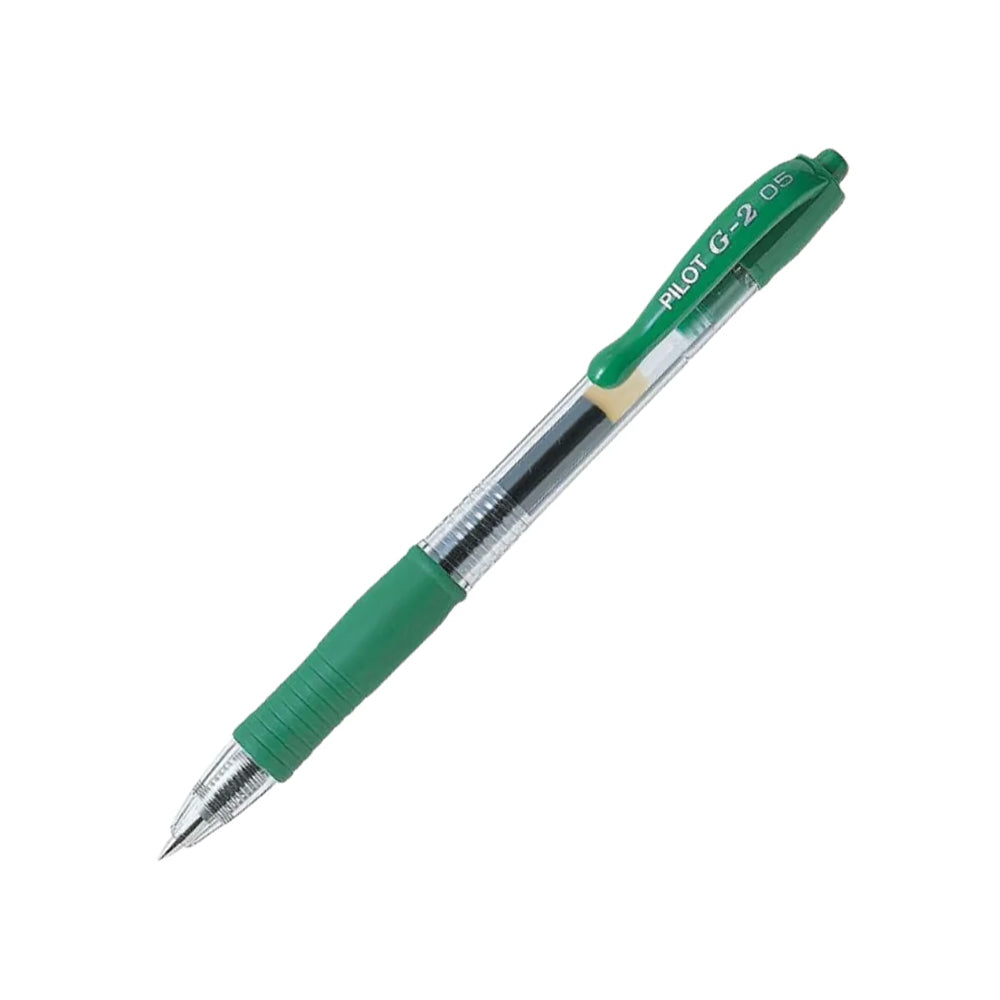 Esferográfica Gel Pilot G-2 Retrátil Verde 0,5mm 1un