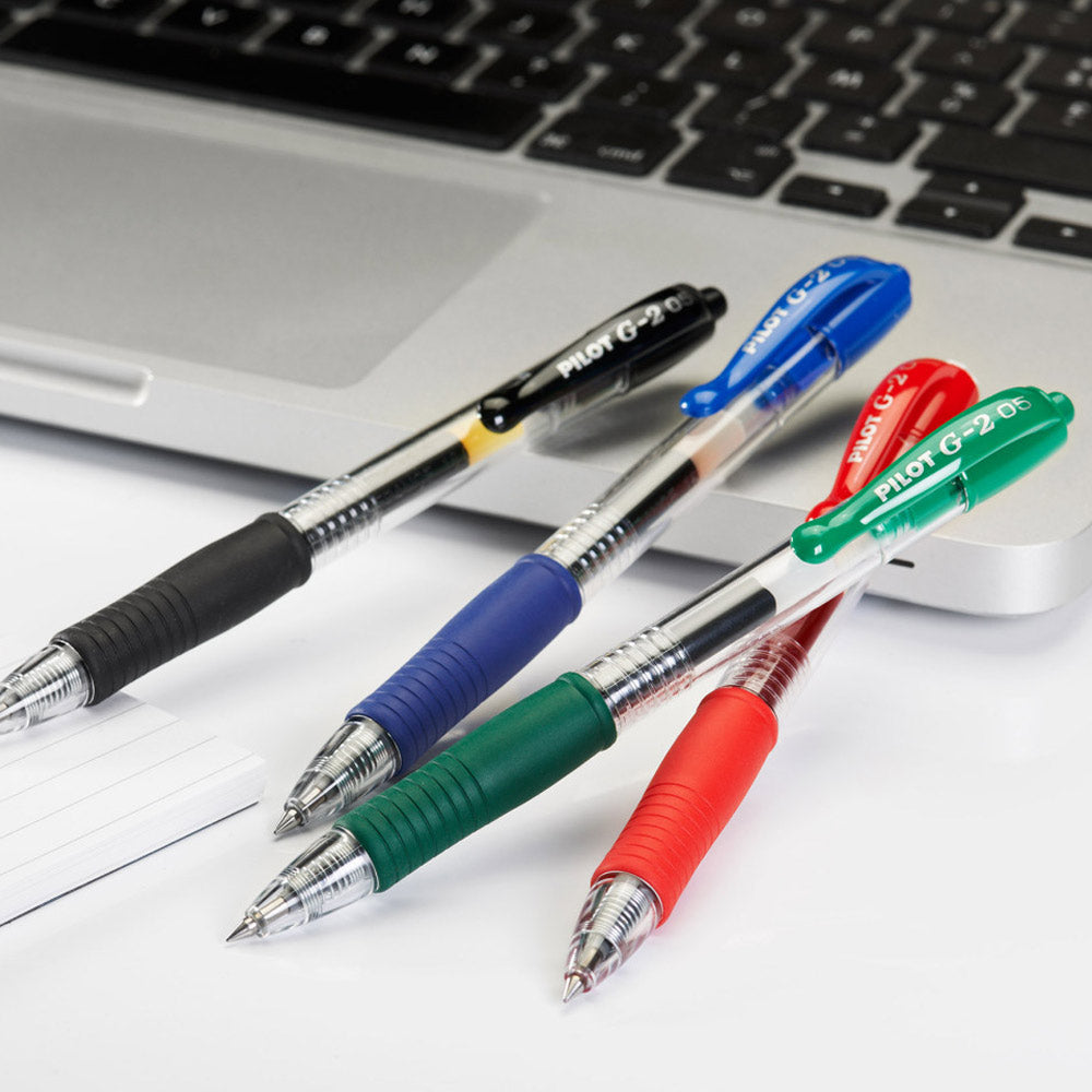 Esferográfica Gel Pilot G-2 Retrátil Verde 0,5mm 1un