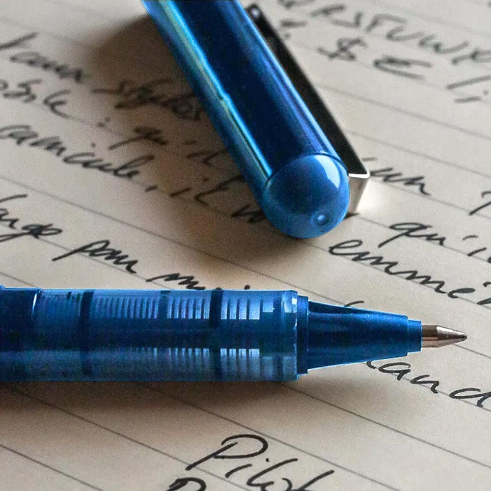 Esferográfica Gel Pilot V-Ball F Azul 0,5mm 1un