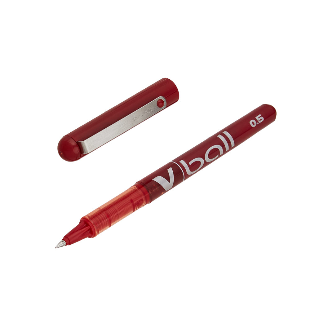 Esferográfica Gel Pilot V-Ball F Vermelho 0,5mm 1un