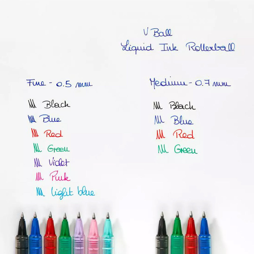 Esferográfica Gel Pilot V-Ball F Vermelho 0,5mm 1un